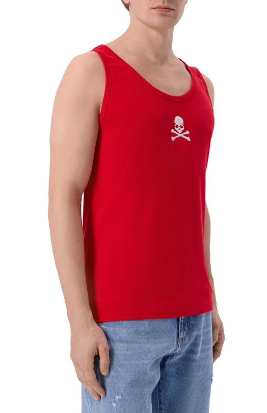 Майка Philipp Plein SAFC MTK8470 PTE004N Красный  SAFC MTK8470 PTE004N Фото 3