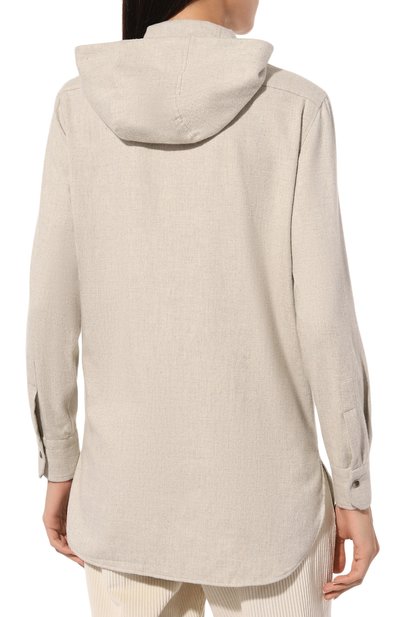 Хлопковая рубашка KITON, арт. D54435H0906111, фото 4