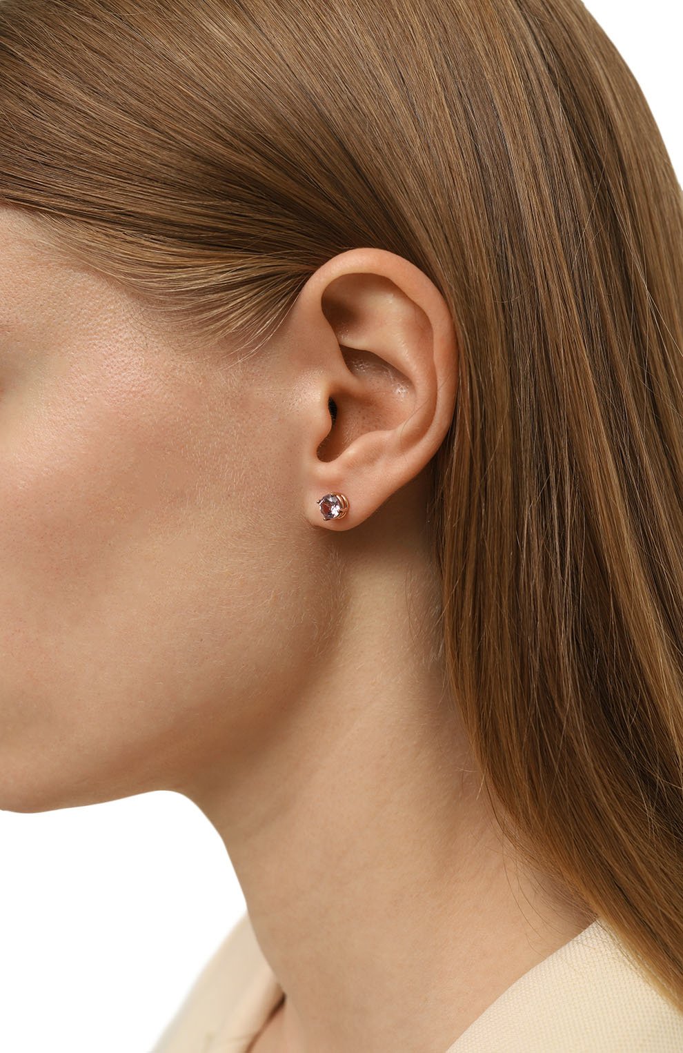 Серьги-пусеты cartoon baby с аметистом MOONKA, арт. cr-bb-er-am, фото 2