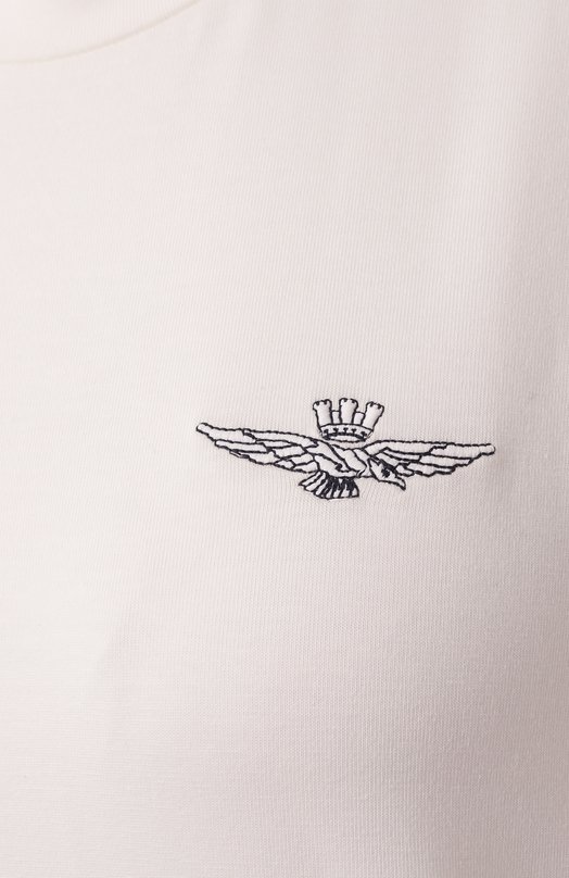 Хлопковая футболка Aeronautica Militare TS2381DJ675 Белый  TS2381DJ675 Фото 6