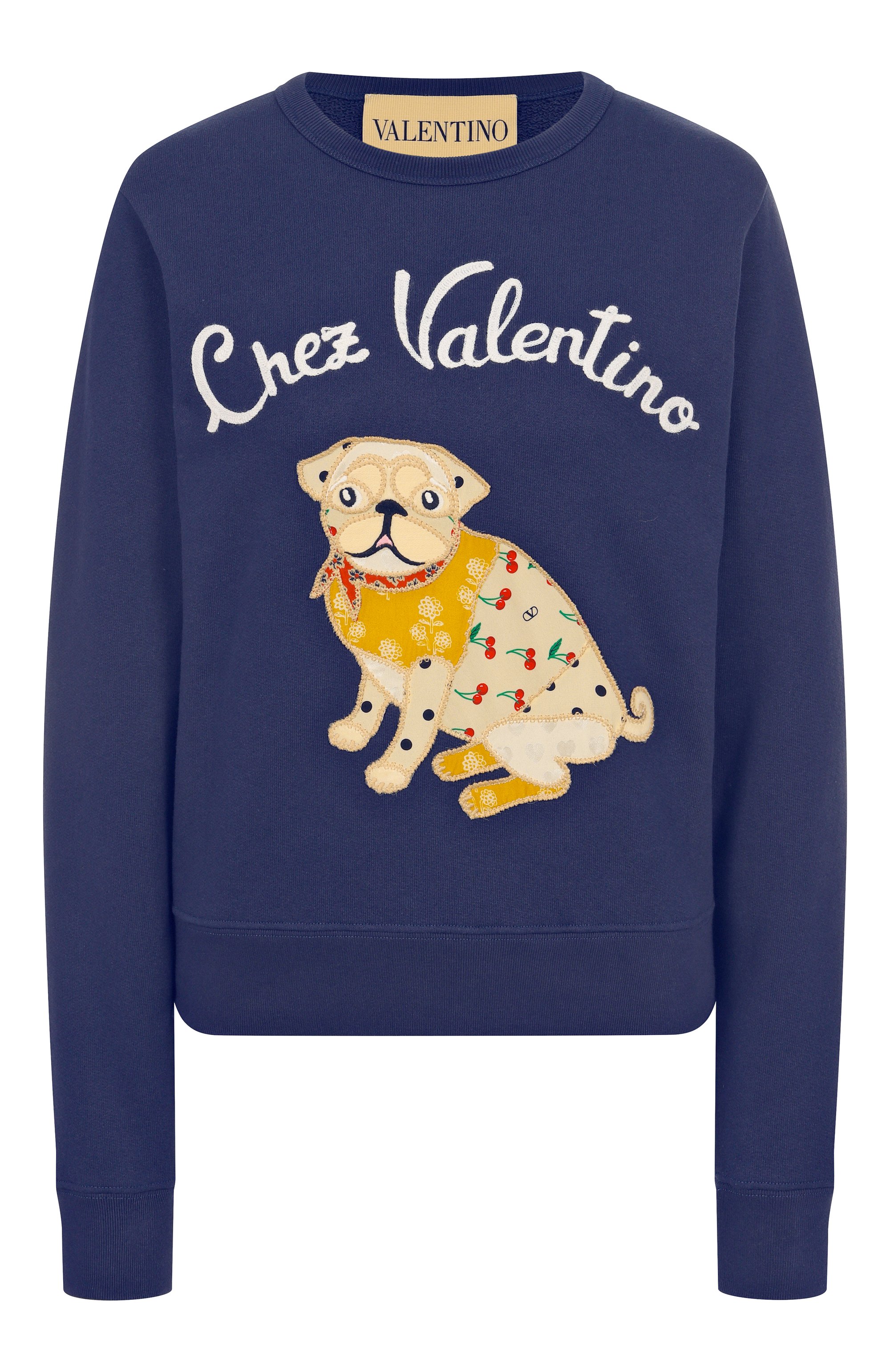 Хлопковый свитшот VALENTINO, арт. 7B3MF24Z9L8, �фото 1