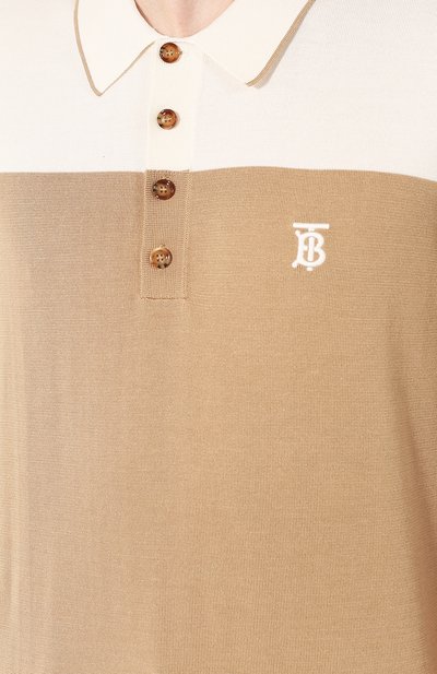 Поло из смеси шелка и кашемира BURBERRY, арт. 8025959, фото 5