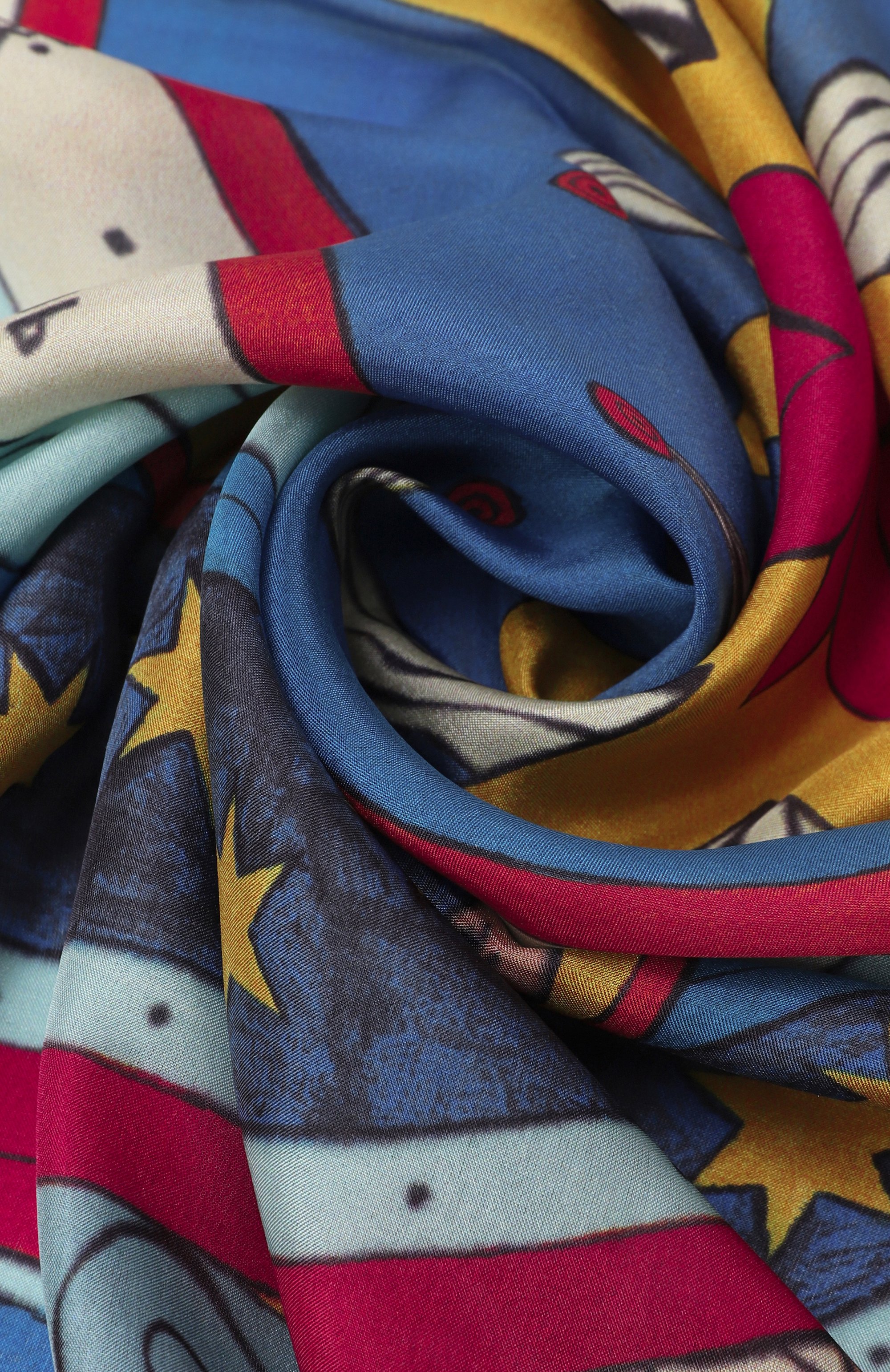 Шелковая шаль небесный хоровод GOURJI, арт. 91145037/4161108, фото 3