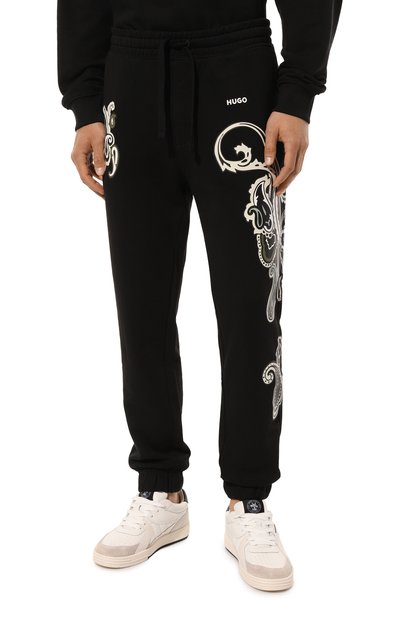 Хлопковые джоггеры HUGO, арт. 50494567, фото 3