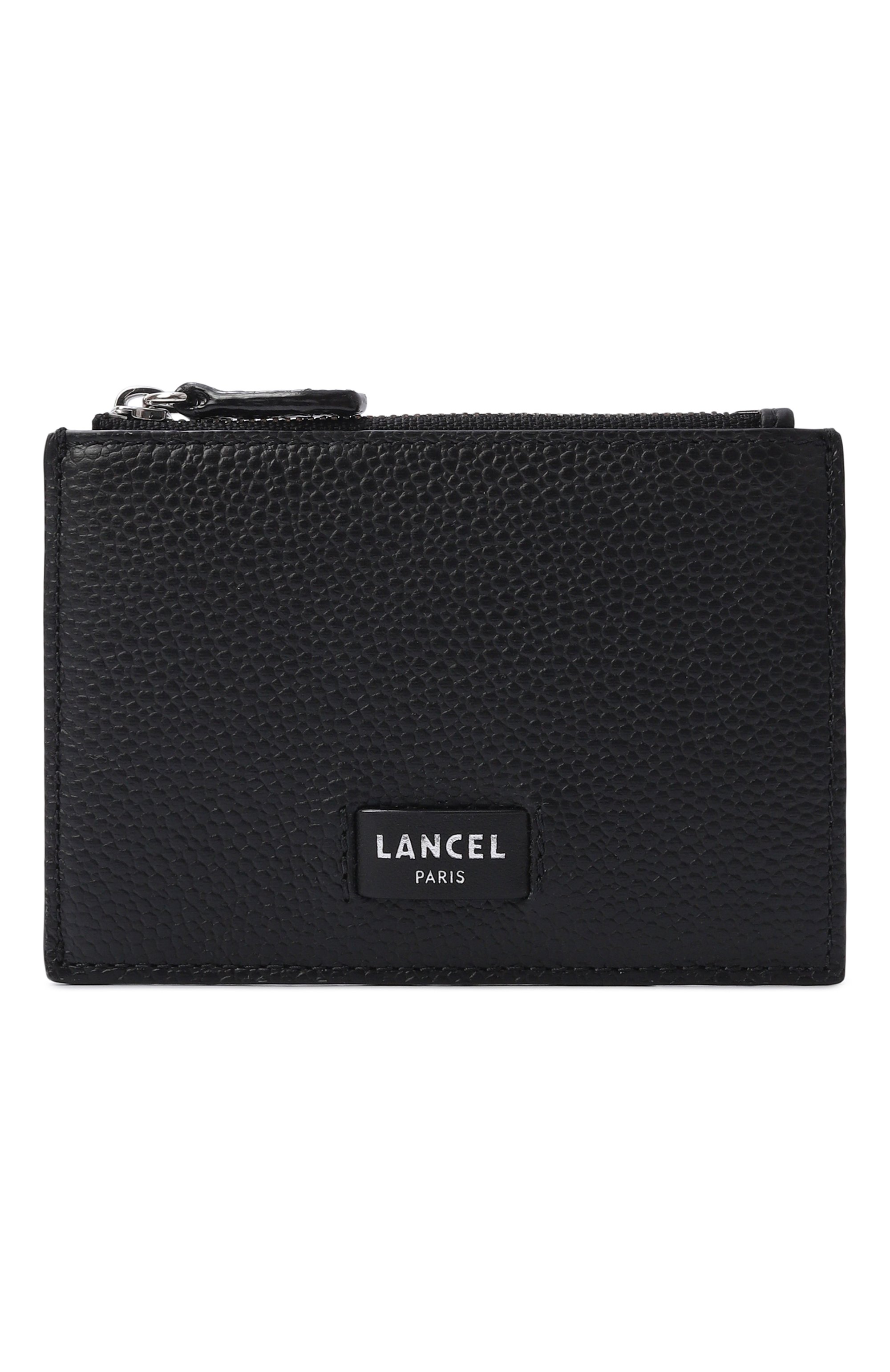 Кожаный футляр для кредитных карт LANCEL черного цвета по цене 19950 руб., арт. A14079, фото 1 Кожаный футляр для кредитных карт LANCEL, арт. A14079, фото 1