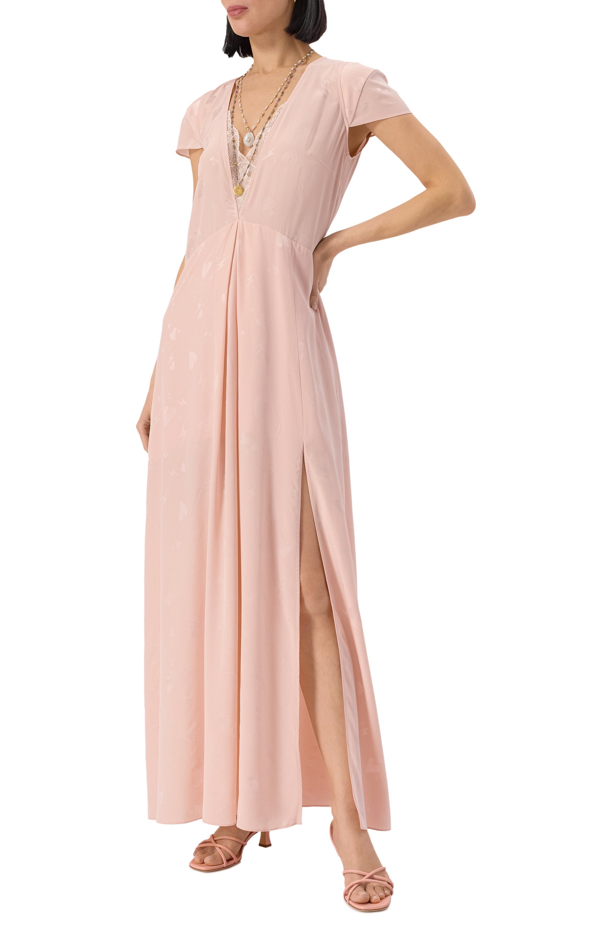 Шелковое платье ZADIG AND VOLTAIRE, арт. WWDR02414, фото 2