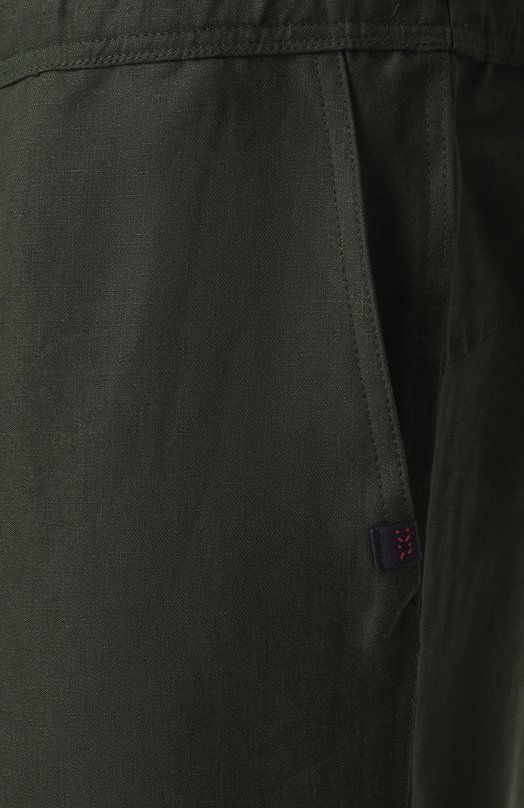 Льняные брюки Derek Rose 9800/SYDN001 Зелёный  9800/SYDN001 Фото 6