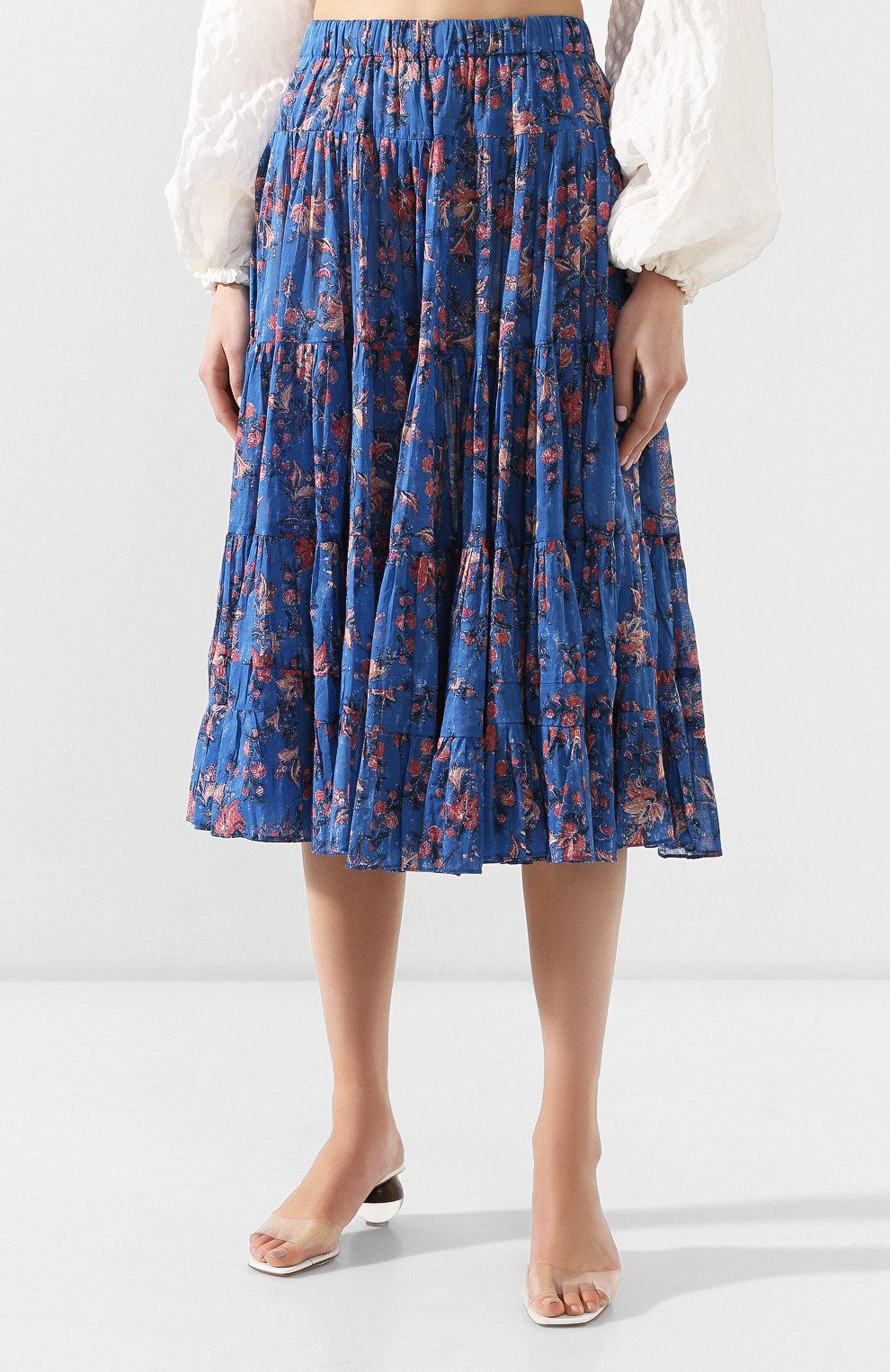 Хлопковая юбка ISABEL MARANT ETOILE, арт. JU0920-19P027E/ELFA, фото 3