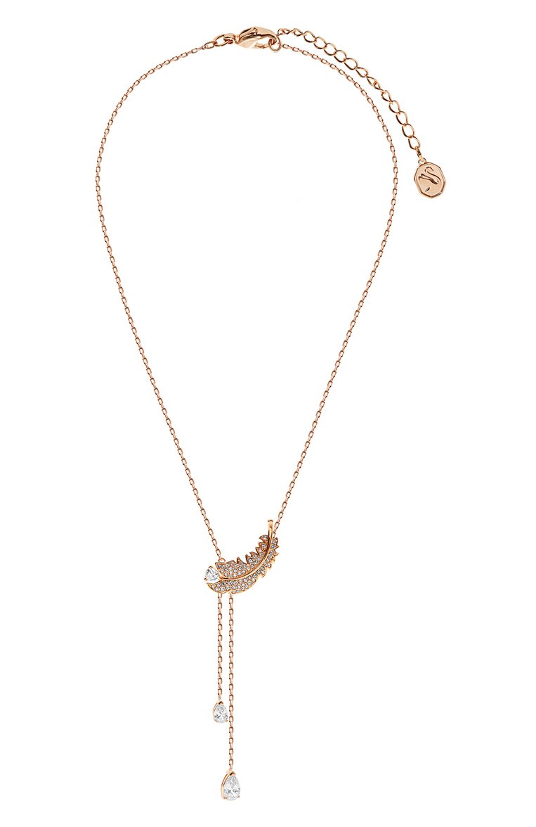 Женская кулон на цепочке nice SWAROVSKI золотого цвета, арт. 5663485 | Фото 1 (Региональные ограничения белый список (Axapta Mercury): Не проставлено; Нос: Не проставлено; Материал: Металл)
