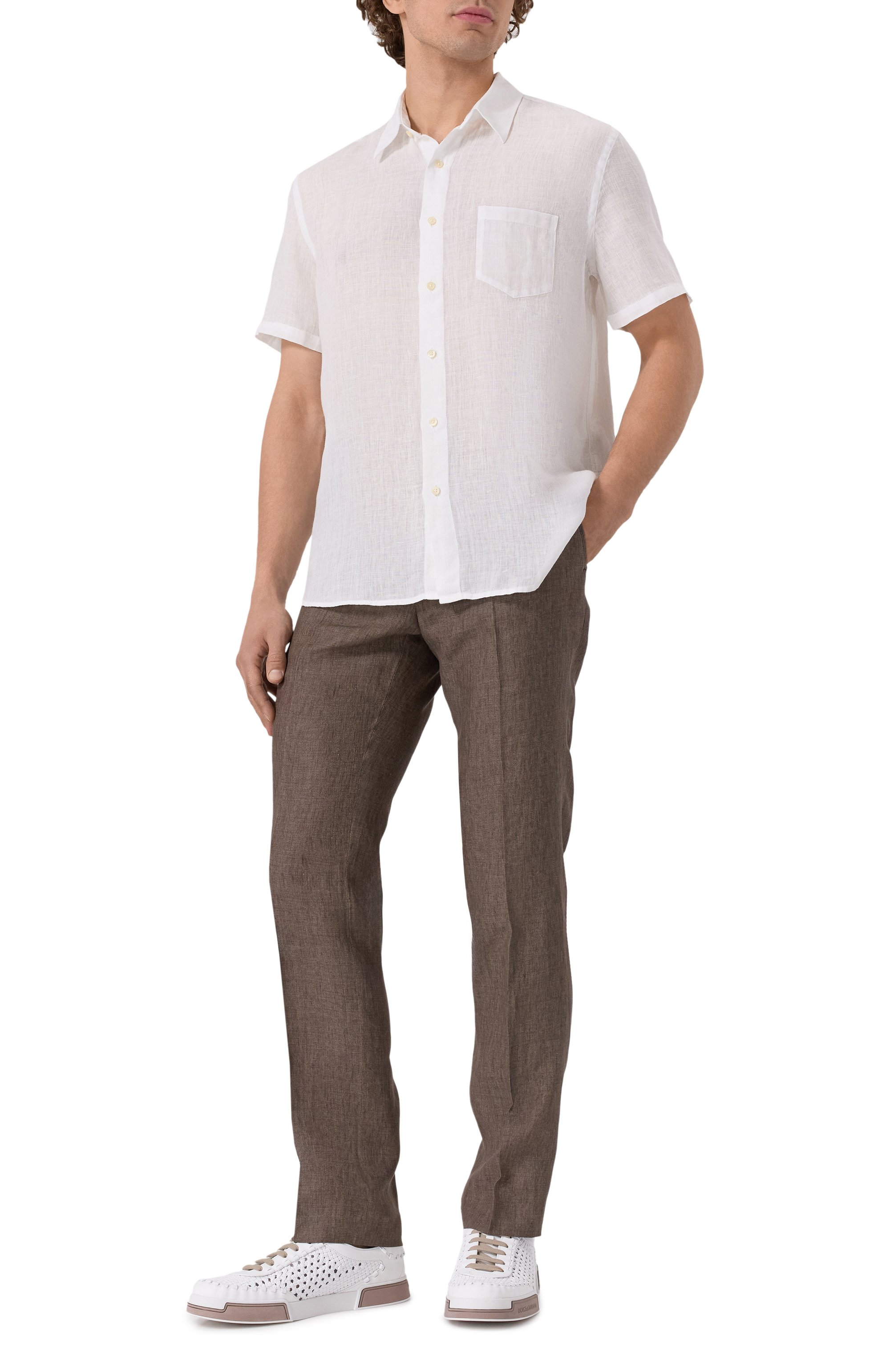 Кожаные кеды portofino yacht DOLCE & GABBANA, арт. A20195/A9T93, фото 2