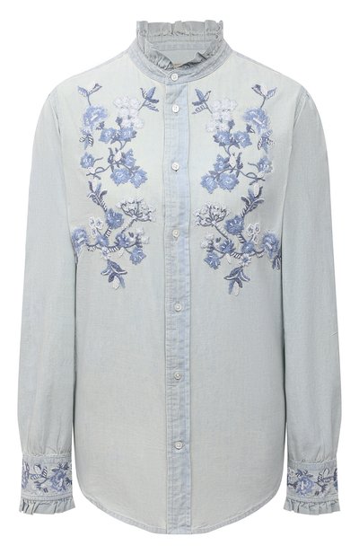 Женская хлопковая рубашка POLO RALPH LAUREN, арт. 211838068