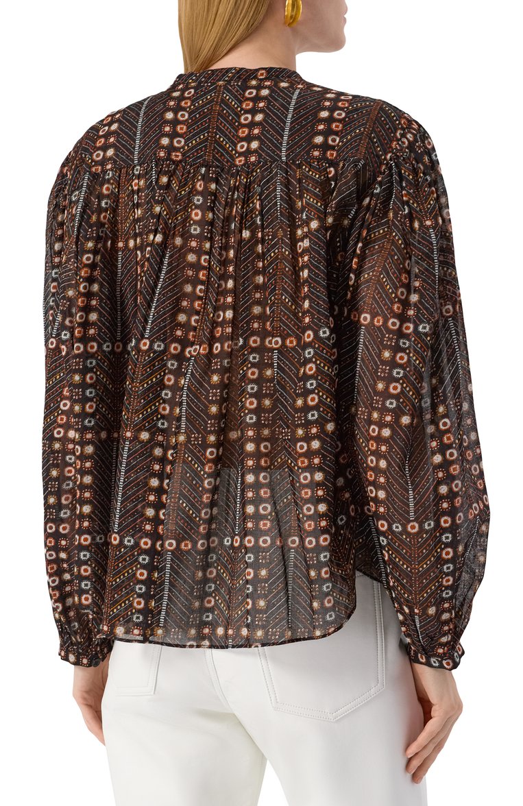Хлопковая блузка ISABEL MARANT ETOILE, арт. 25PHT0022FA-C1J19E, фото 4