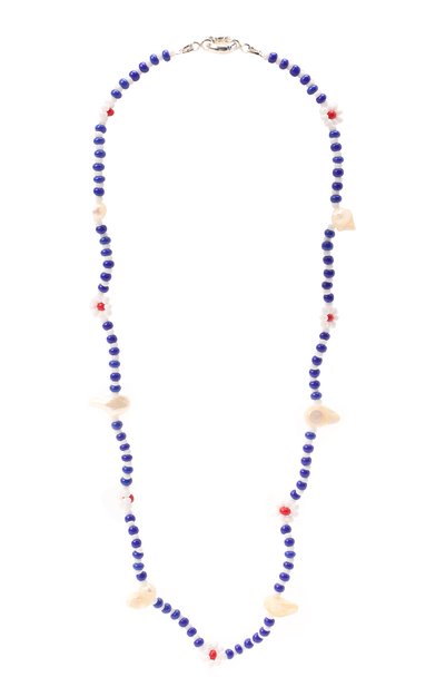 Колье морской клык HIAYNDERFYT синего цвета по цене 6160 руб., арт. 1-5BSFP, фото 1 Колье морской клык HIAYNDERFYT, арт. 1-5BSFP, фото 1