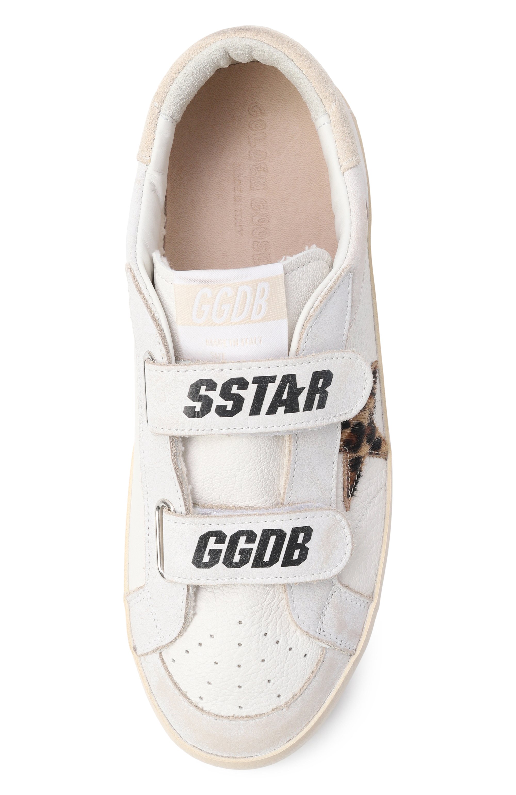 Кожаные кеды old school GOLDEN GOOSE DELUXE BRAND, арт. GTF01030.F008037, фото 4