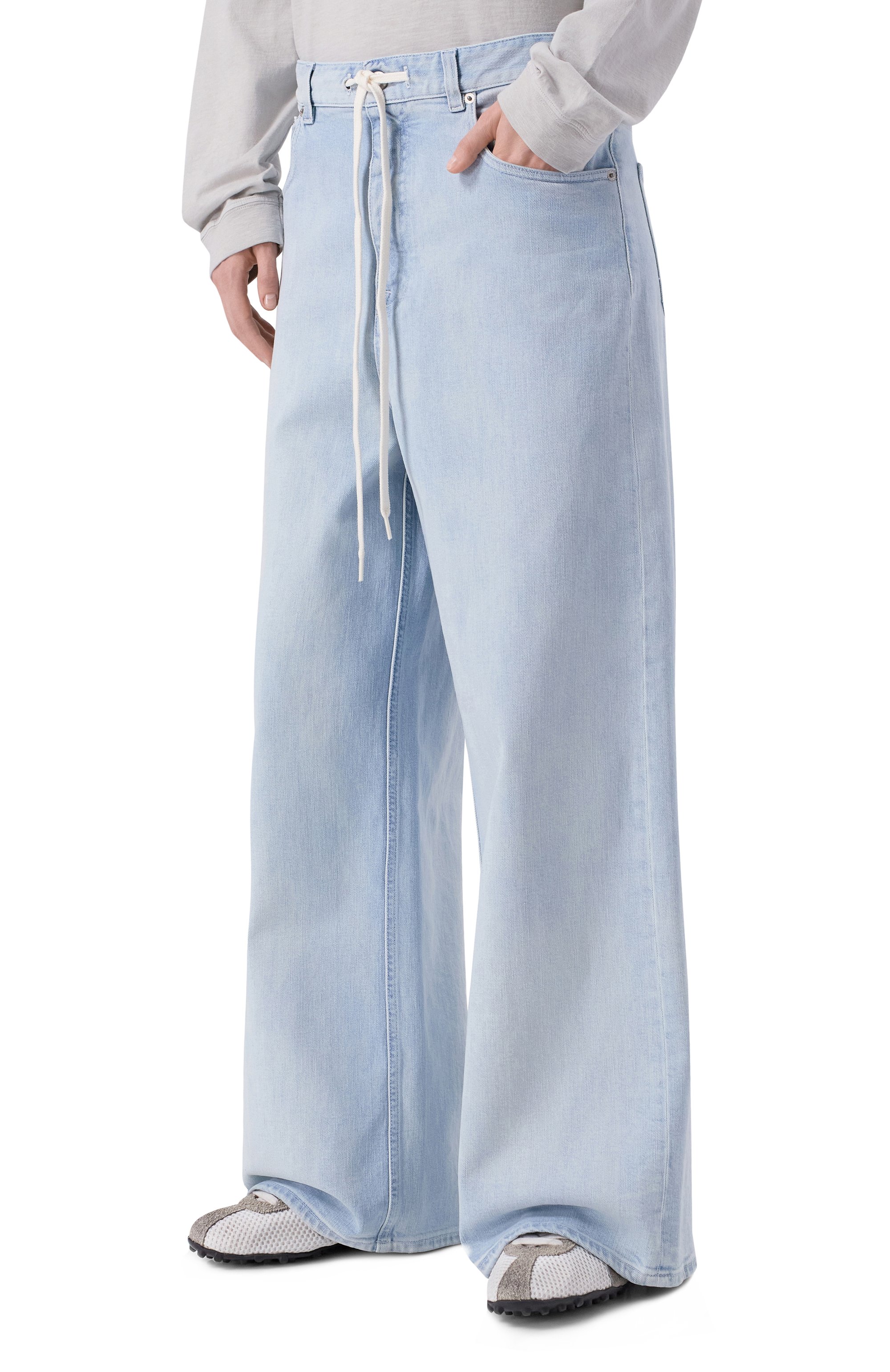 Джинсы MM6 голубого цвета по цене 63150 руб., арт. S52LA0262/M30056, фото 3 Джинсы MM6, арт. S52LA0262/M30056, фото 3