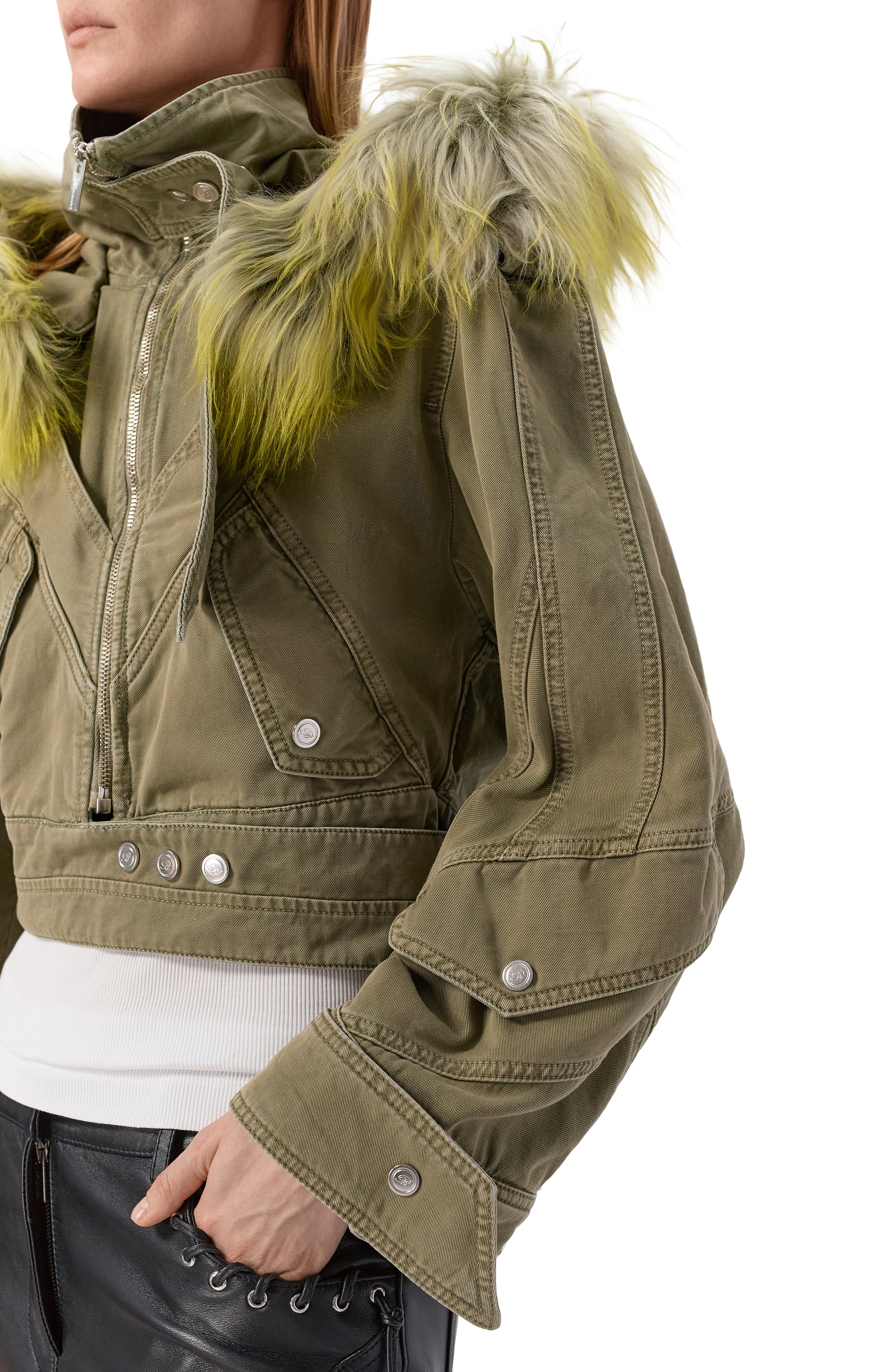 Хлопковая куртка BLUMARINE, арт. 4J158A, фото 5