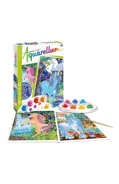 Акварельная раскраска единорог SENTOSPHERE, арт. 6412