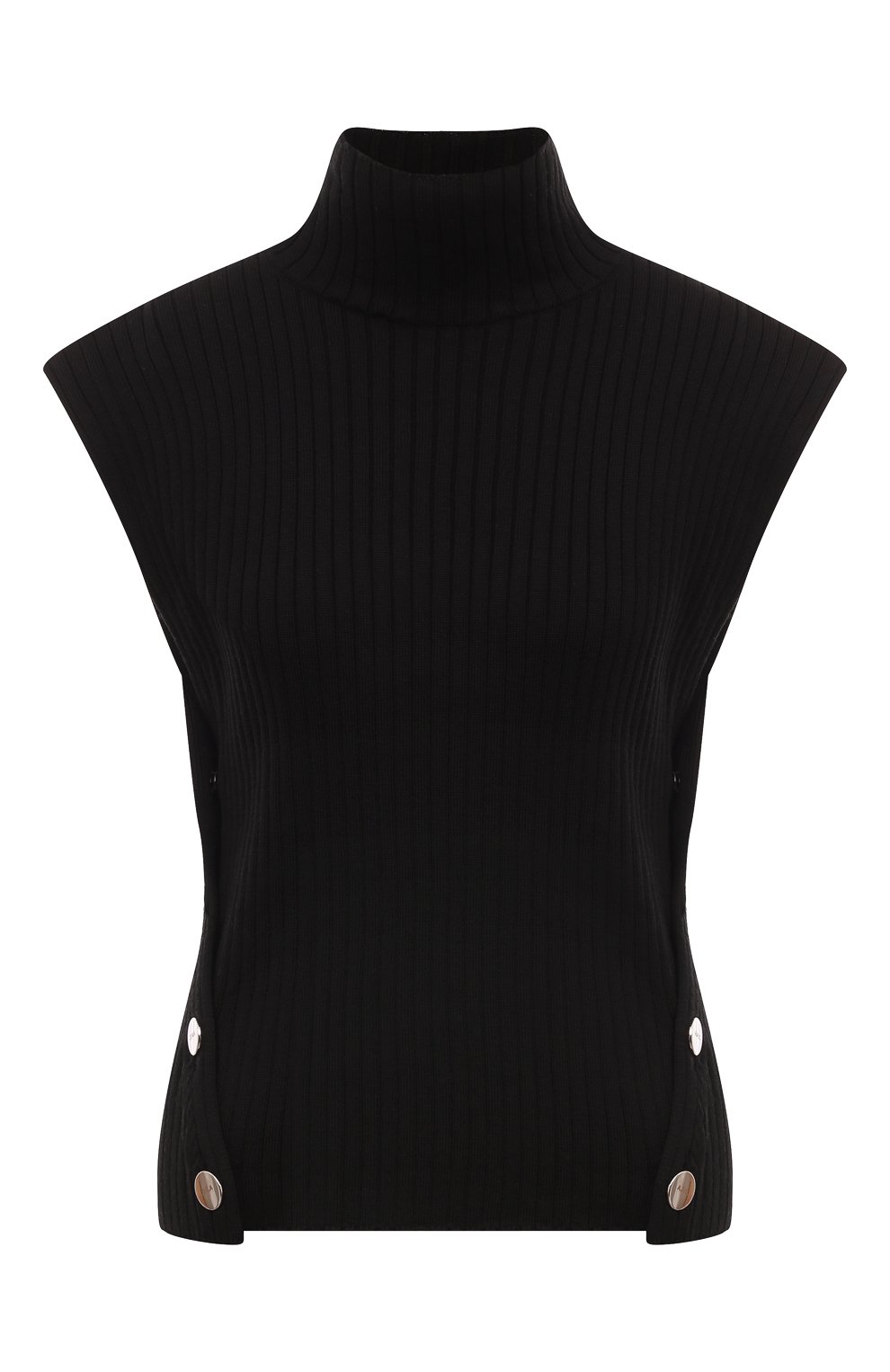 Топ из хлопка и шерсти A.P.C. черного цвета по цене 32450 руб., арт. C0GXHF23278LZZ, фото 1 Топ из хлопка и шерсти A.P.C., арт. C0GXHF23278LZZ, фото 1