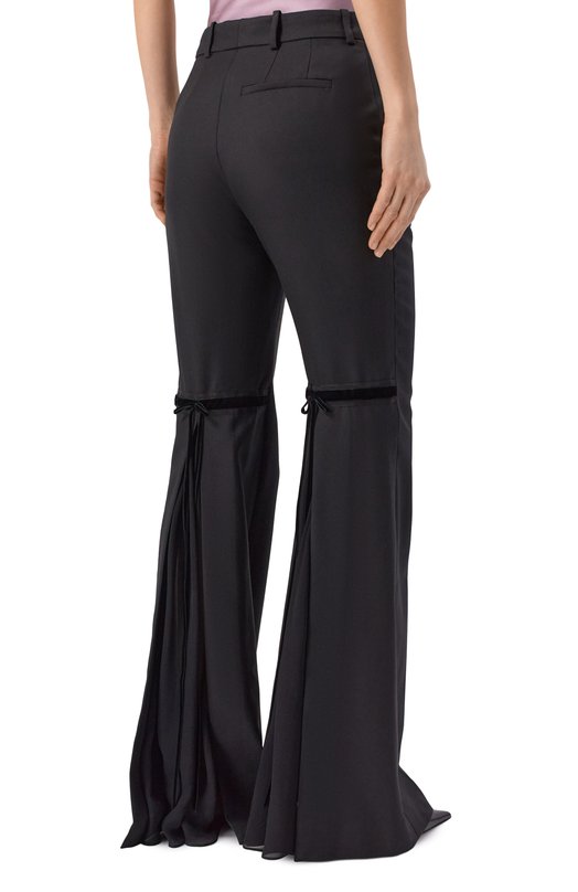 Шерстяные брюки Nina Ricci 26PCPA007/WV0323 Чёрный  26PCPA007/WV0323 Фото 4