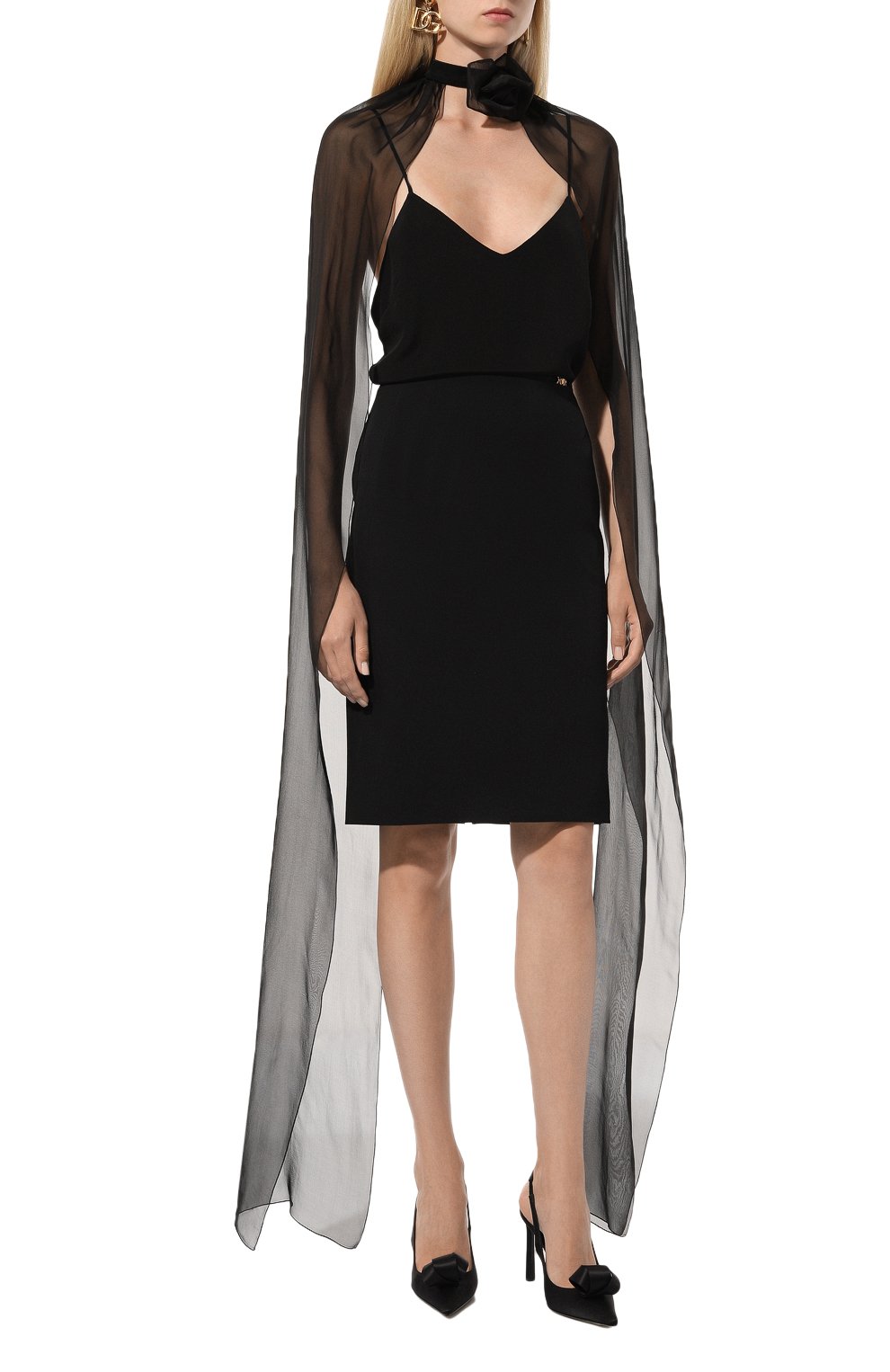 Шелковый чокер DOLCE & GABBANA, арт. FT100R/GDCIC, фото 3