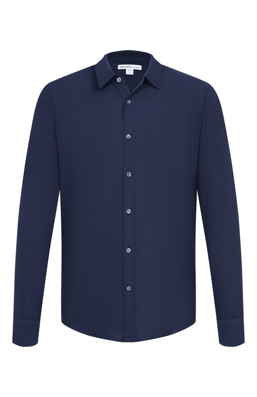 Хлопковая рубашка James Perse MLC3408 Синий MLC3408