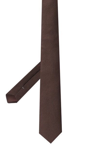 Галстук изо льна и шелка CANALI, арт. 18/HJ04553, фото 3