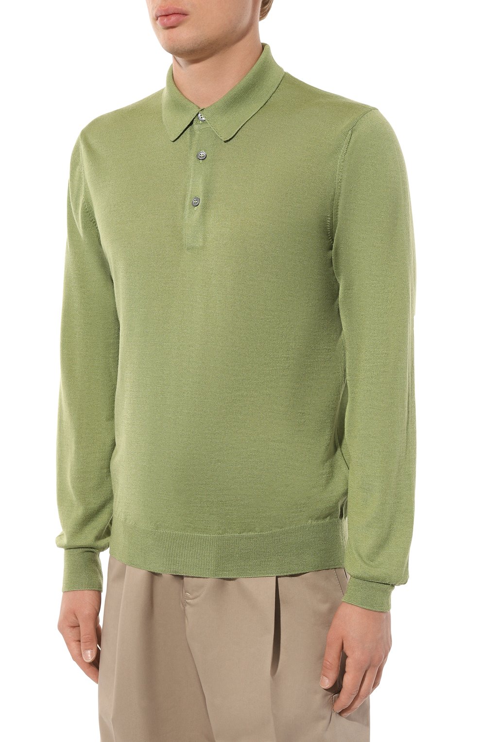 Поло из шерсти и шелка GRAN SASSO, арт. 57132/13190, фото 3