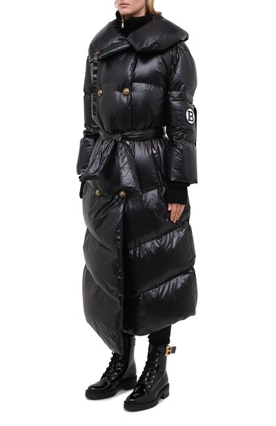 Пуховик BALMAIN черного цвета по цене 549500 руб., арт. UF19441/X349, фото 4 Пуховик BALMAIN, арт. UF19441/X349, фото 4