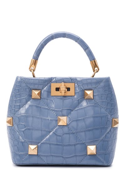 Сумка roman stud small из кожи аллигатора VALENTINO, арт. WW2B0I97/SXY/AMIS, фото 1