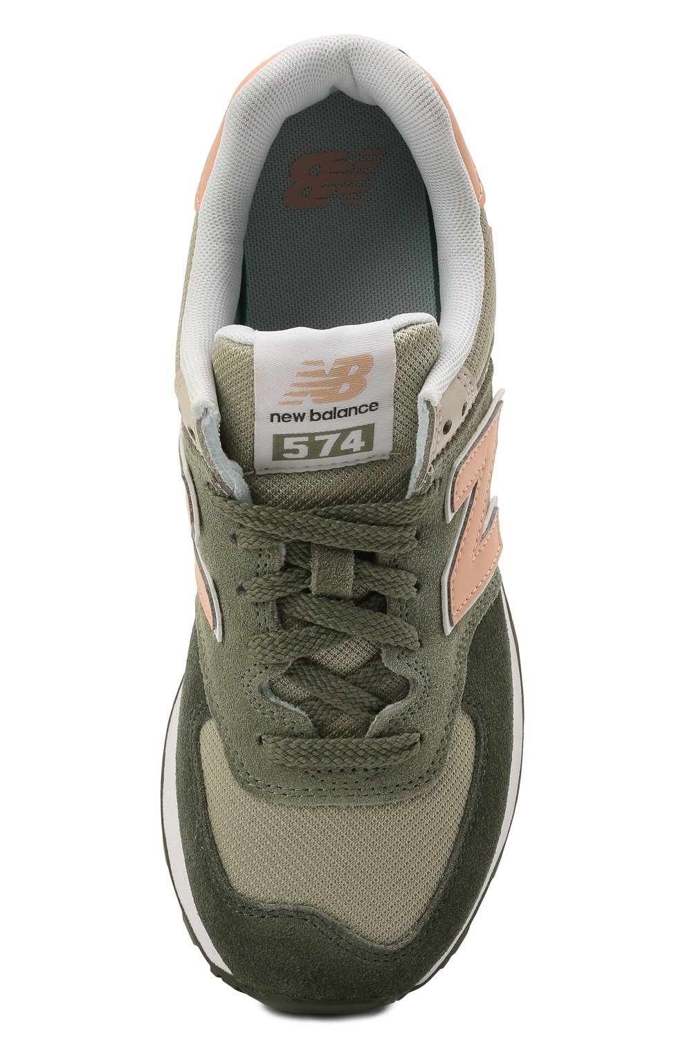 Комбинированные кроссовки 574 classic NEW BALANCE, арт. WL574SZ2/B, фото 5