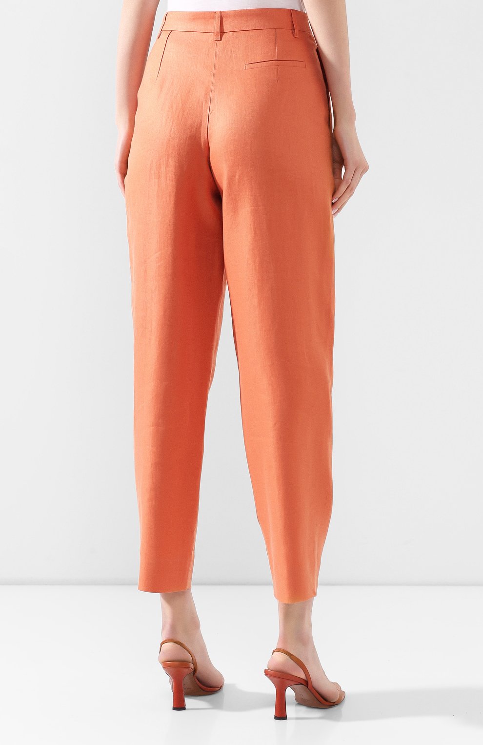 Льняные брюки EMPORIO ARMANI, арт. 5NP12T/52012, фото 4