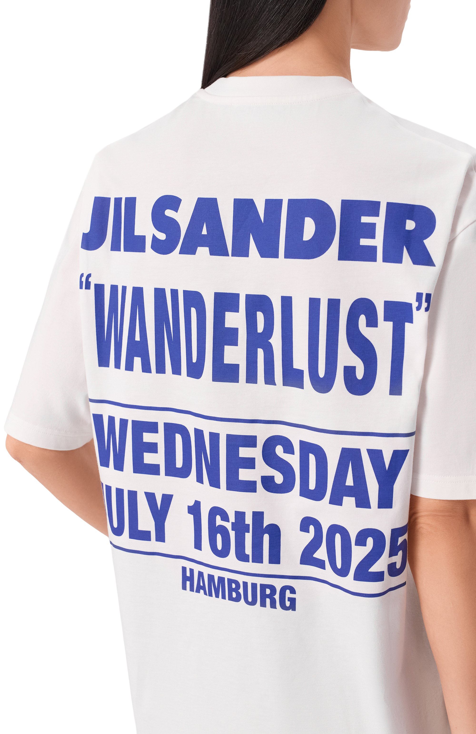 Хлопковая футболка JIL SANDER белого цвета по цене 49800 руб., арт. J03GC0157/J20362, фото 5 Хлопковая футболка JIL SANDER, арт. J03GC0157/J20362, фото 5