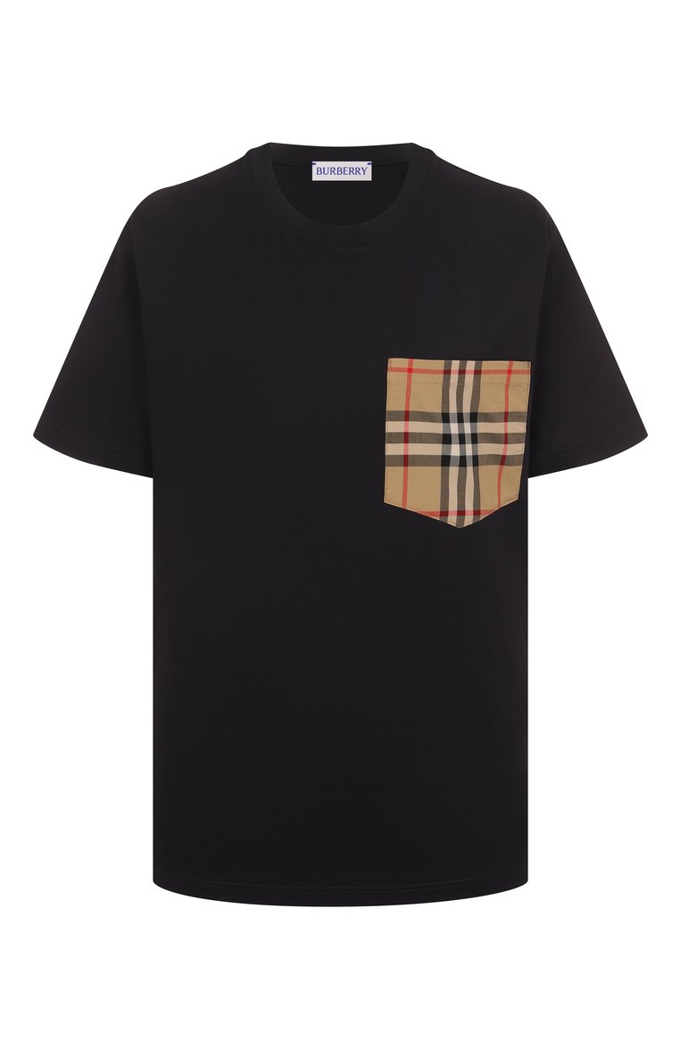 Хлопковая футболка BURBERRY, арт. 8103970, фото 1