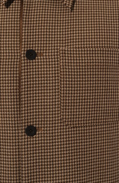 Шерстяная куртка-рубашка DRIES VAN NOTEN, арт. 242-020721-9106, фото 5