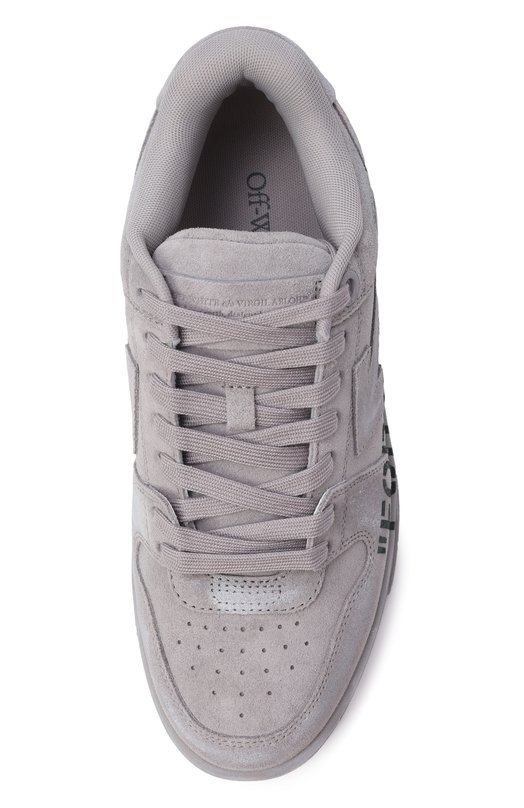 Замшевые кеды Out Of Office Off-White 0WIA259F25LEA00B0907 Серый  0WIA259F25LEA00B0907 Фото 6