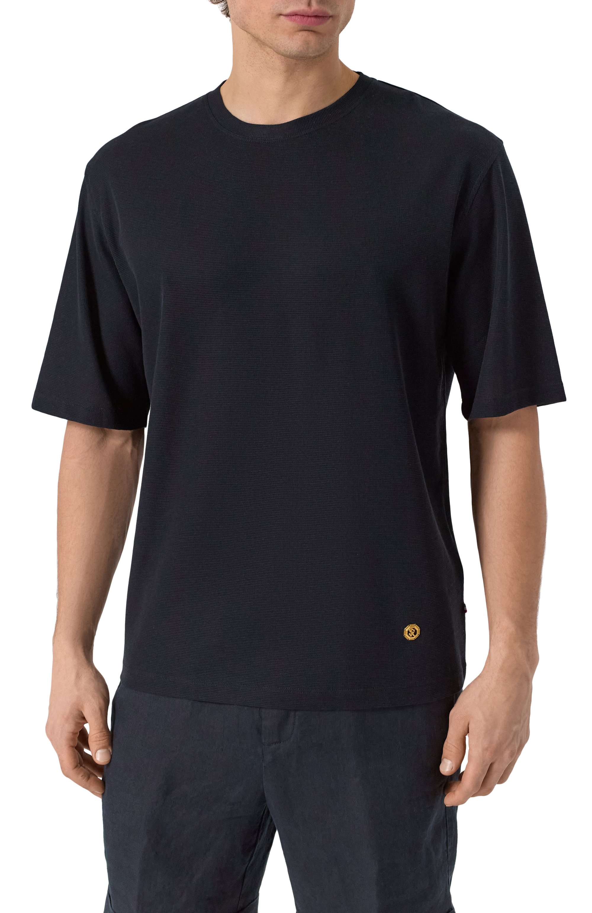 Футболка из хлопка и шелка STEFANO RICCI, арт. MNH5103910/CTK01S, фото 3