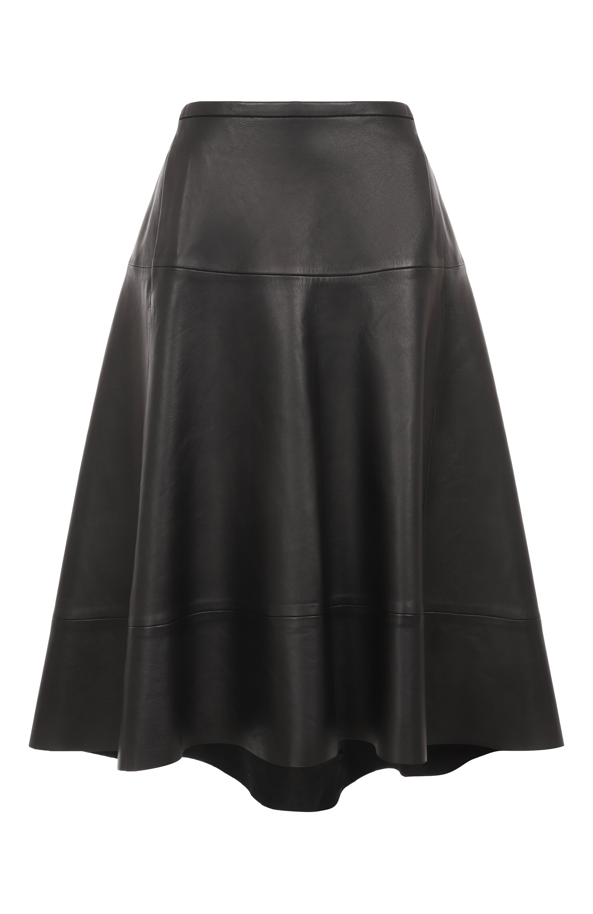 Кожаная юбка BATS черного цвета по цене 65000 руб., арт. FW22_S_2201, фото 1 Кожаная юбка BATS, арт. FW22_S_2201, фото 1