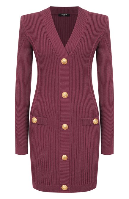 Женское платье из вискозы BALMAIN, арт. FF0R8033/KJ15