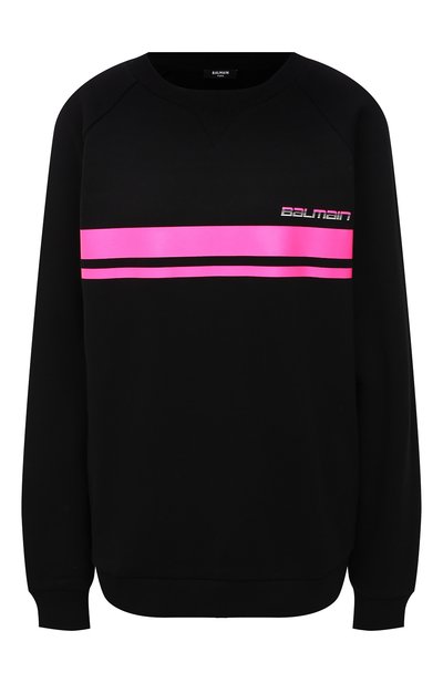 Женский хлопковый свитшот balmain x rossignol BALMAIN, арт. WF2JQ000/B099