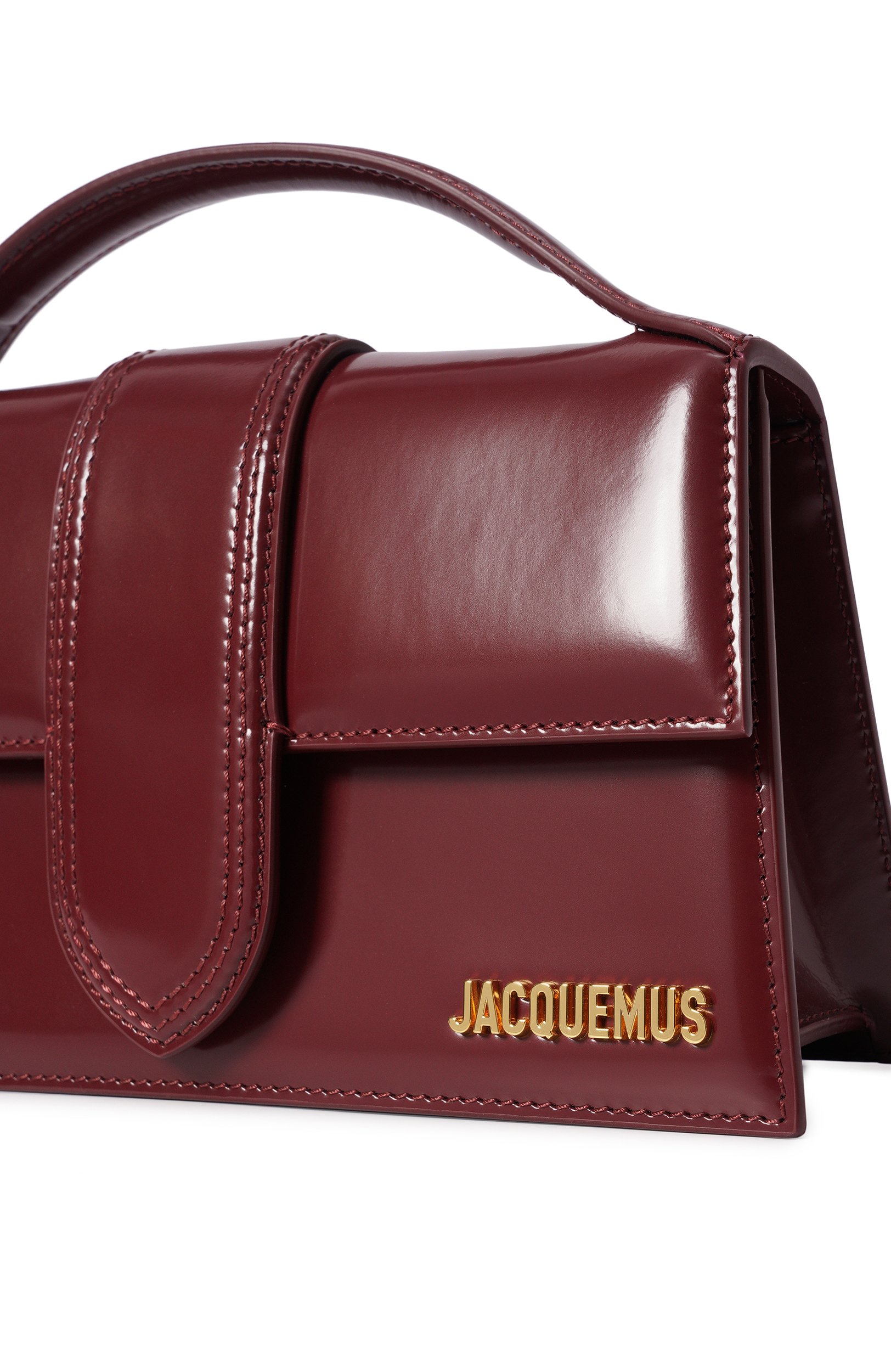 Сумка le bambino JACQUEMUS бордового цвета по цене 117500 руб., арт. 23HBAW00007/AC18A01, фото 6 Сумка le bambino JACQUEMUS, арт. 23HBAW00007/AC18A01, фото 6