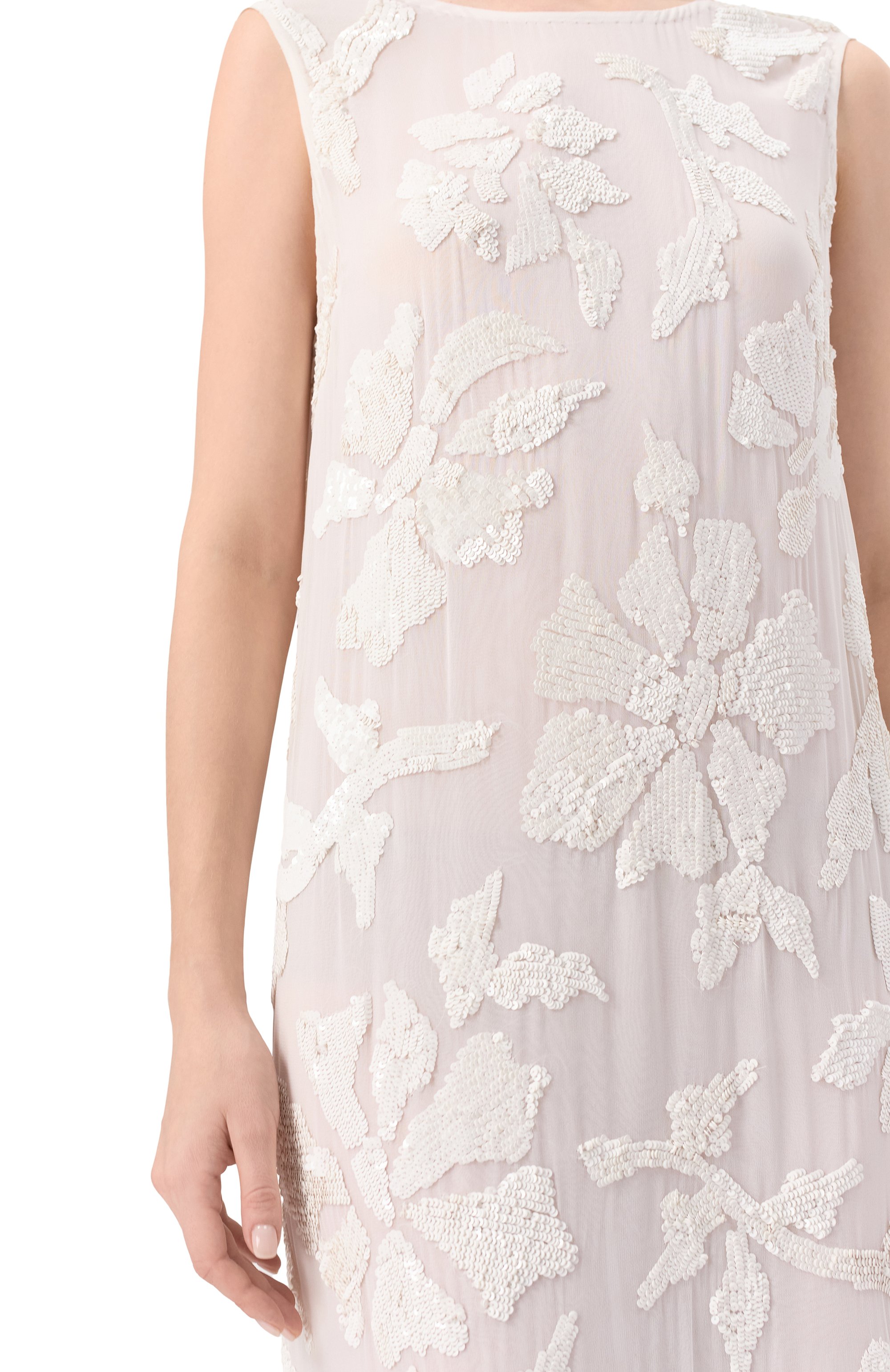 Платье из вискозы с отделкой пайетками P.A.R.O.S.H., арт. D722506, фото 5