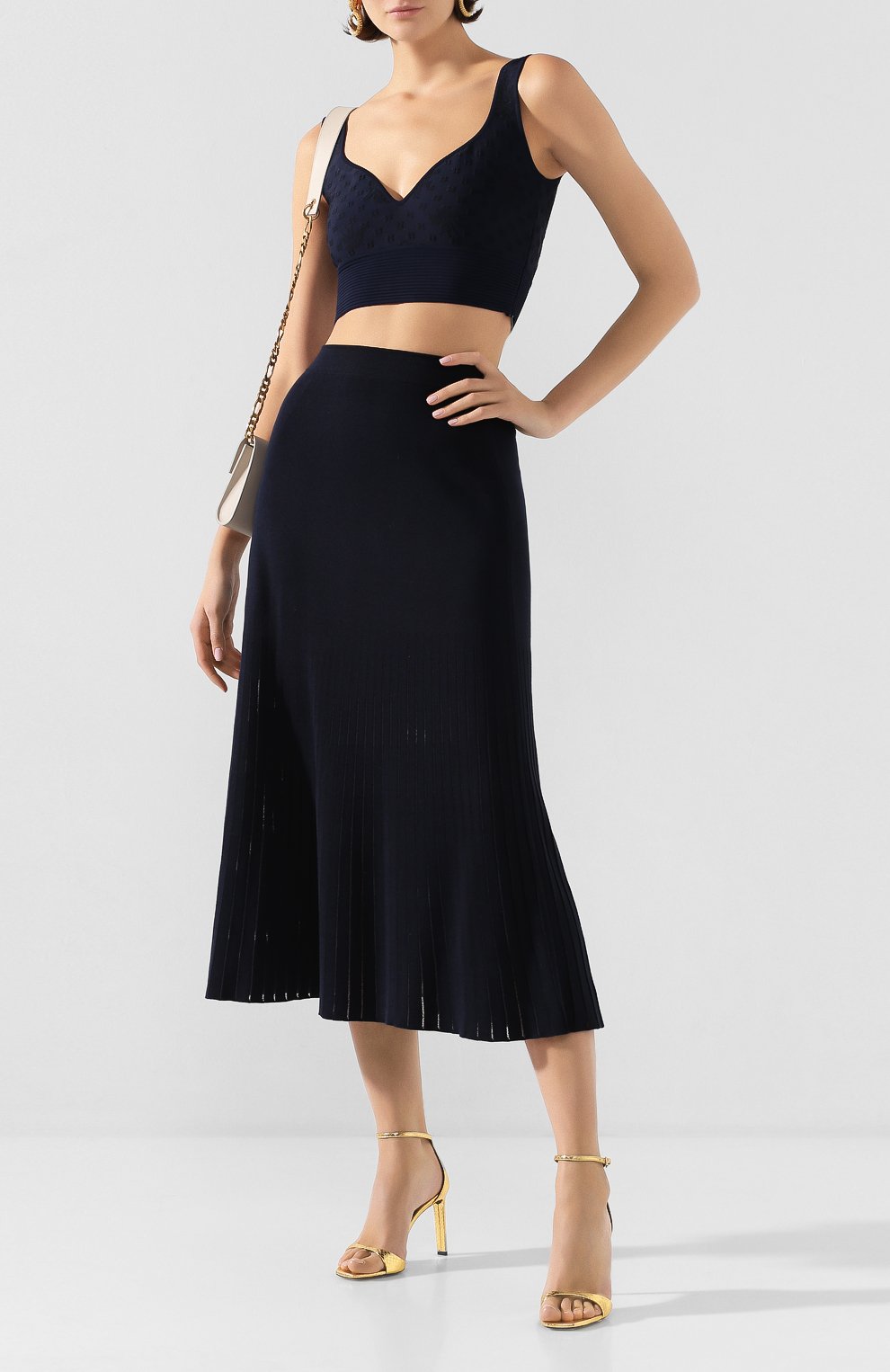 Юбка из смеси шелка и хлопка LORO PIANA, арт. FAI9429, фото 2