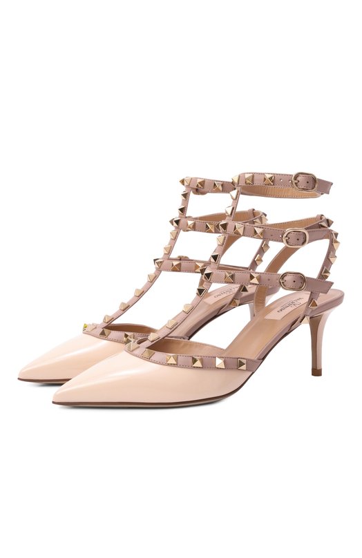 Лакированные туфли Rockstud 65 Valentino 8W2S0375/VNW Кремовый 8W2S0375/VNW