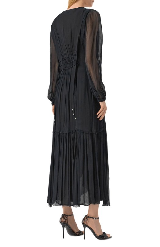 Платье из вискозы Isabel Marant Etoile 25PR00668FA/C1J07E Чёрный  25PR00668FA/C1J07E Фото 4