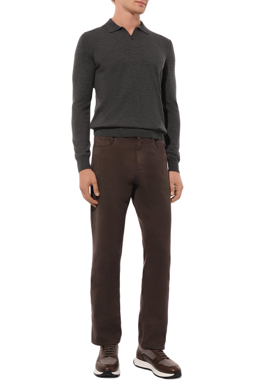 Шерстяное поло CORNELIANI, арт. 94M50F-9425100, фото 2