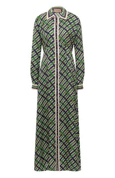 Женское шелковое платье GUCCI, арт. 734214/ZAMXP