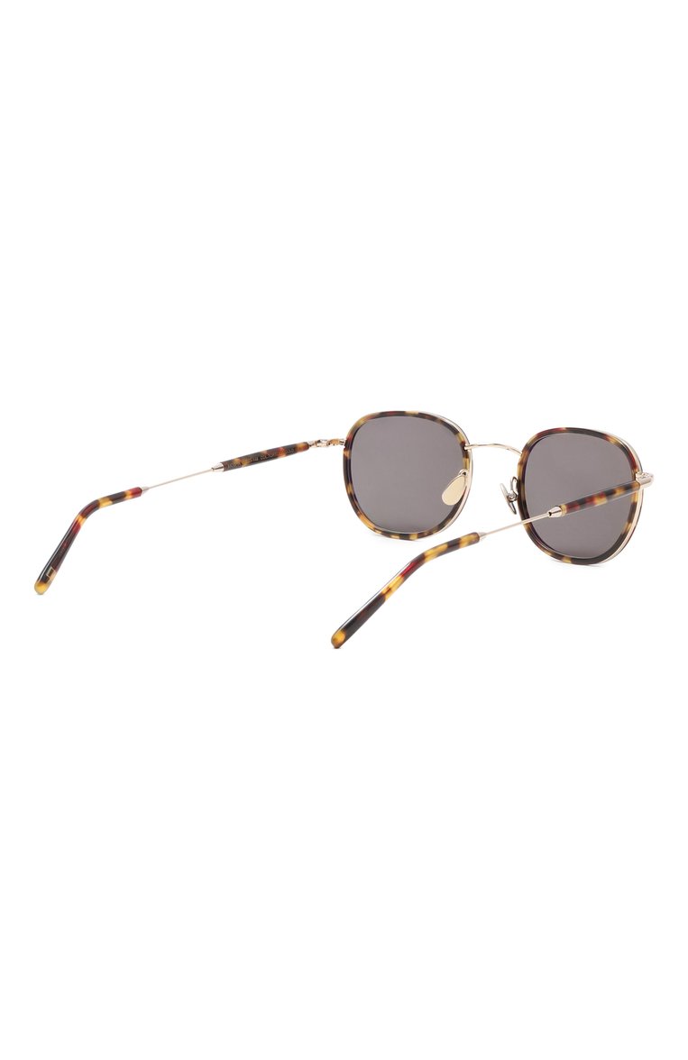Женские солнцезащитные очки MOSCOT зеленого цвета, арт. M0SHA SUN T0RT0ISE/G0LD | Фото 5 (Нос: Не проставлено; Региональные ограничения белый список (Axapta Mercury): Не проставлено; Кросс-КТ: С/з-унисекс; Материал: Металл; Тип очков: С/з; Очки форма: Квадратные; Оптика Гендер: оптика-унисекс)