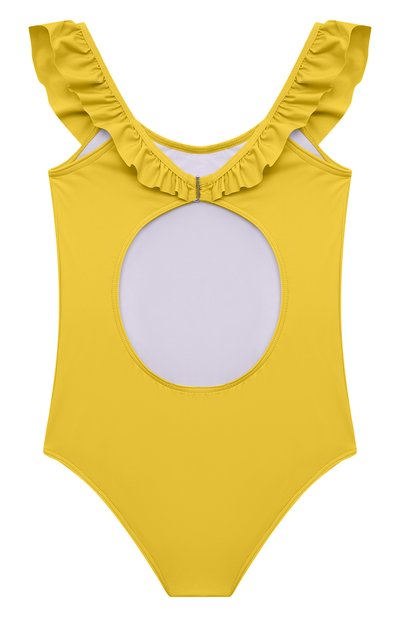 Слитный купальник MOSCHINO желтого цвета по цене 11350 руб., арт. HDL00L/LKA00/4A-8A, фото 2 Слитный купальник MOSCHINO, арт. HDL00L/LKA00/4A-8A, фото 2