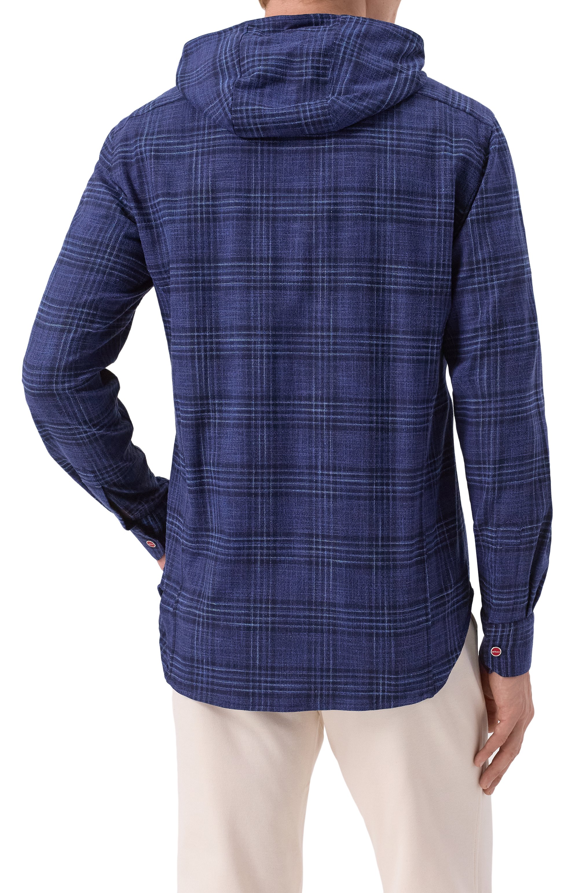 Рубашка из шерсти и шелка KITON, арт. UMCMARK0617E19, фото 4