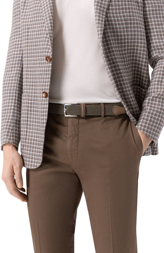 Текстильный ремень Kiton USC3601N0135703 Бежевый  USC3601N0135703 Фото 2